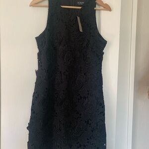 J. Crew Black Lace Dress